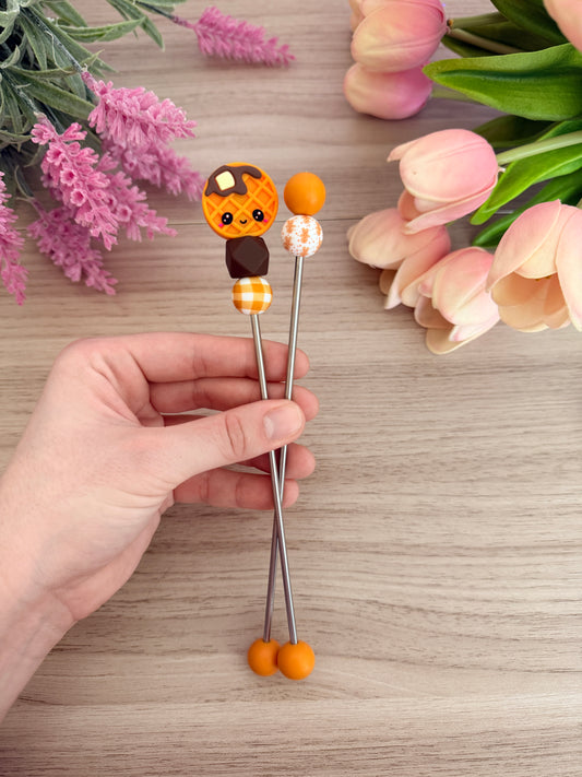 Waffle Amigurumi Sticks (Set of 2)