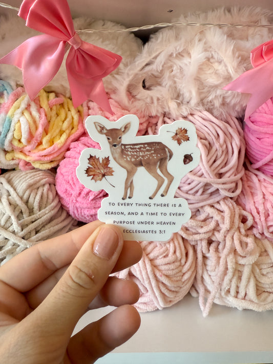 Ecclesiastes 3:1 Sticker