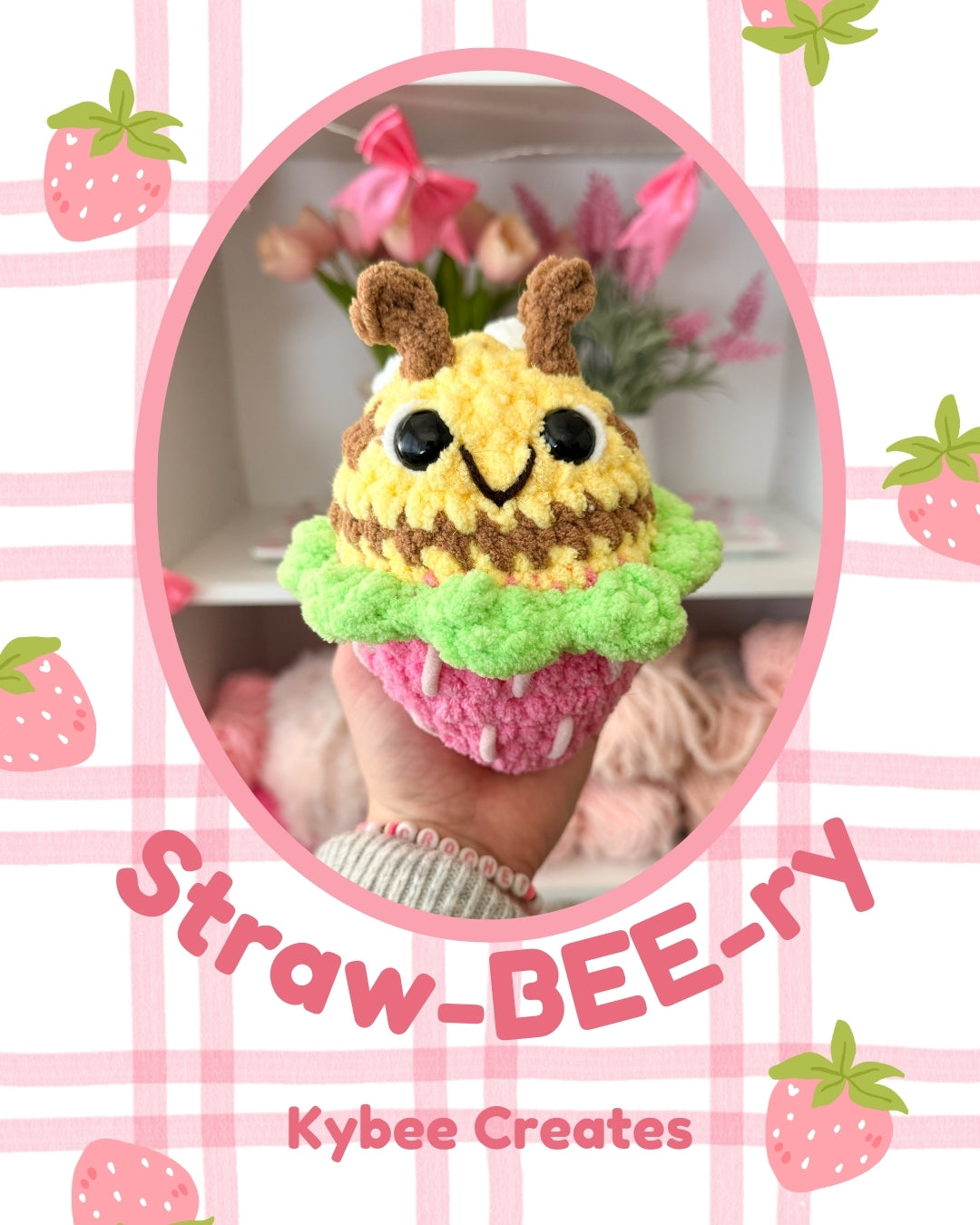 Straw-BEE-ry Crochet Pattern