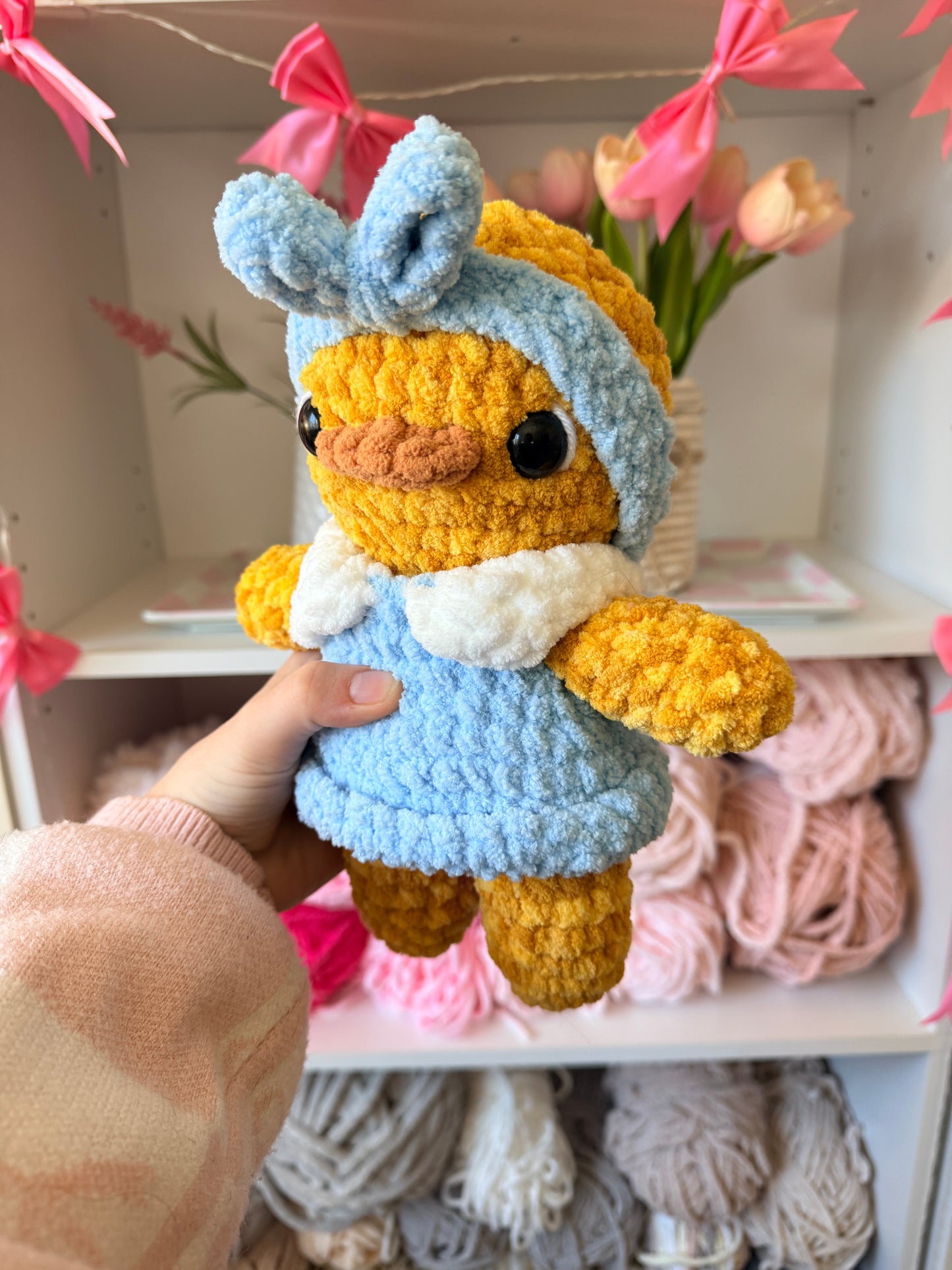 Dressed Up Duckie (Made to Order- Choose Your Colors)