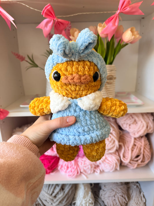 Dressed Up Duckie (Made to Order- Choose Your Colors)