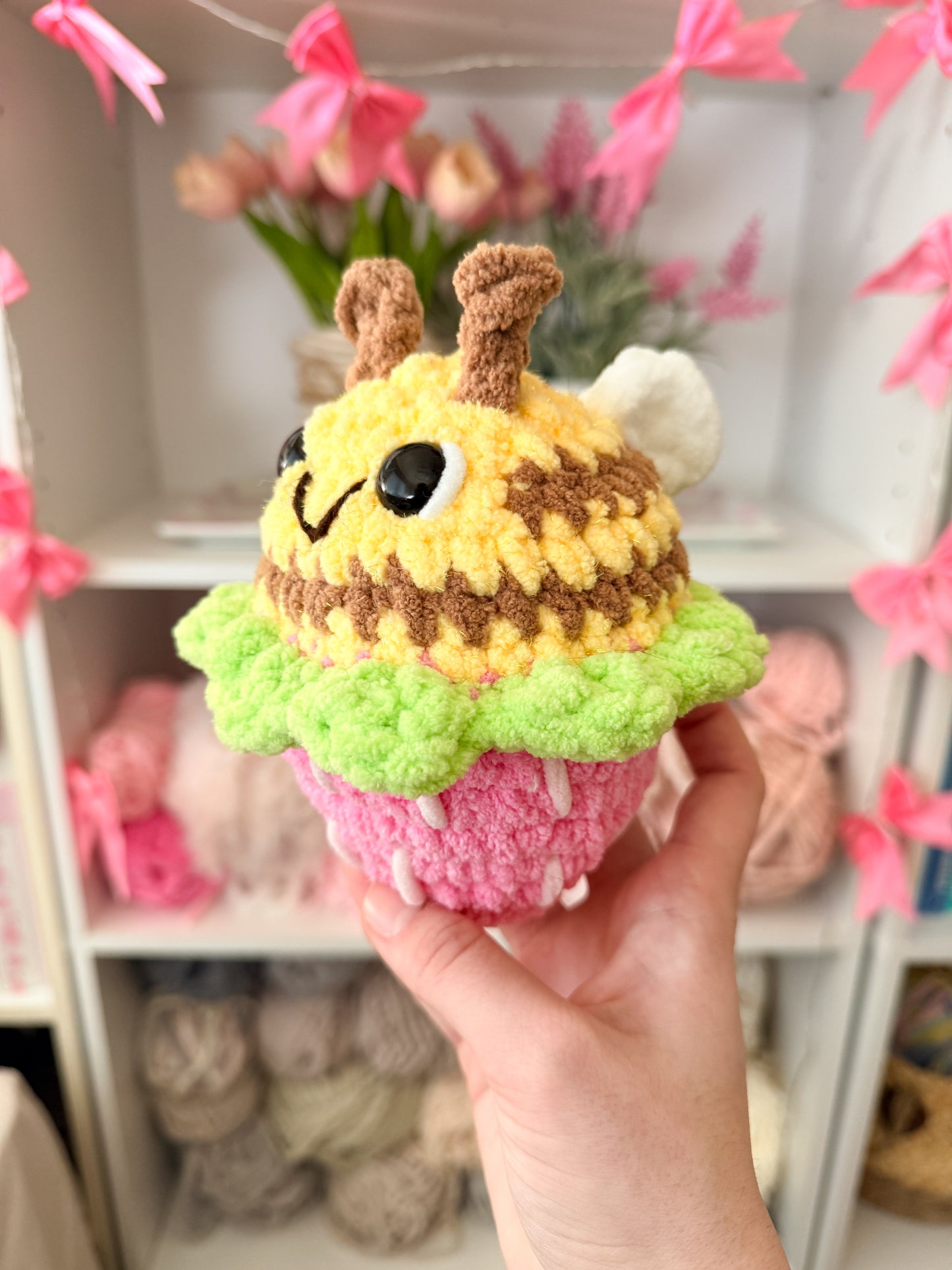 Straw-BEE-ry Plushie