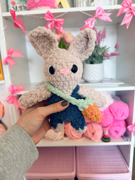 Clover Bunny (Made to Order- Choose Your Overall Color)