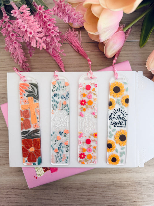 Faith Acrylic Bookmarks