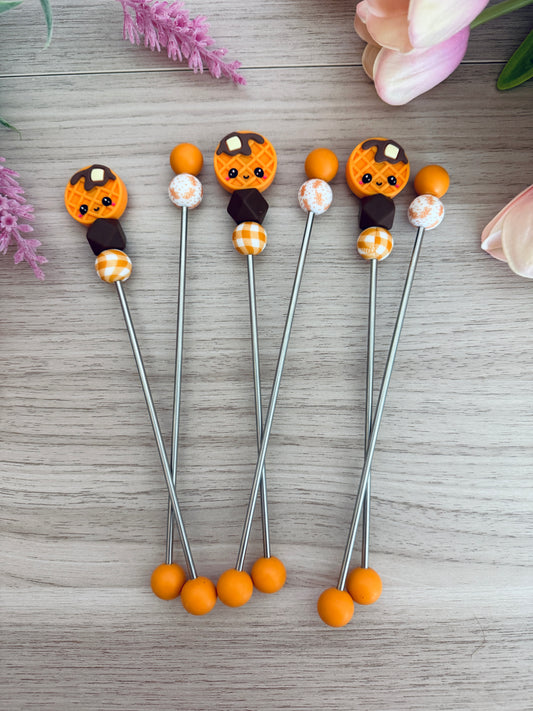 Waffle Amigurumi Sticks (Set of 2)