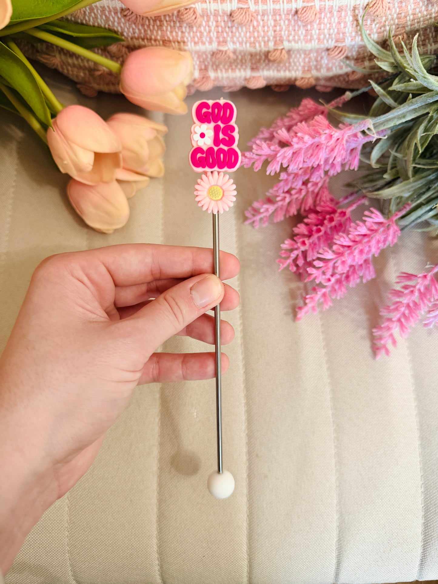 God is Good Amigurumi Stick (1 Piece)