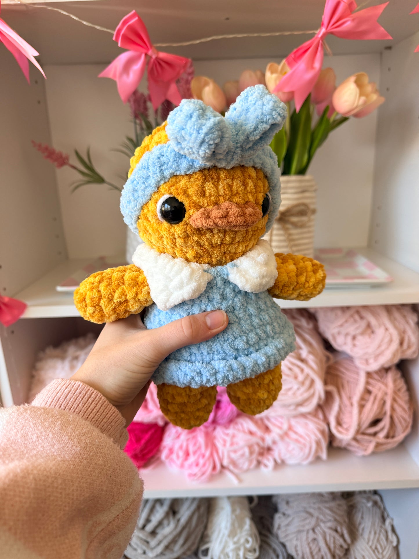 Dressed Up Duckie (Made to Order- Choose Your Colors)