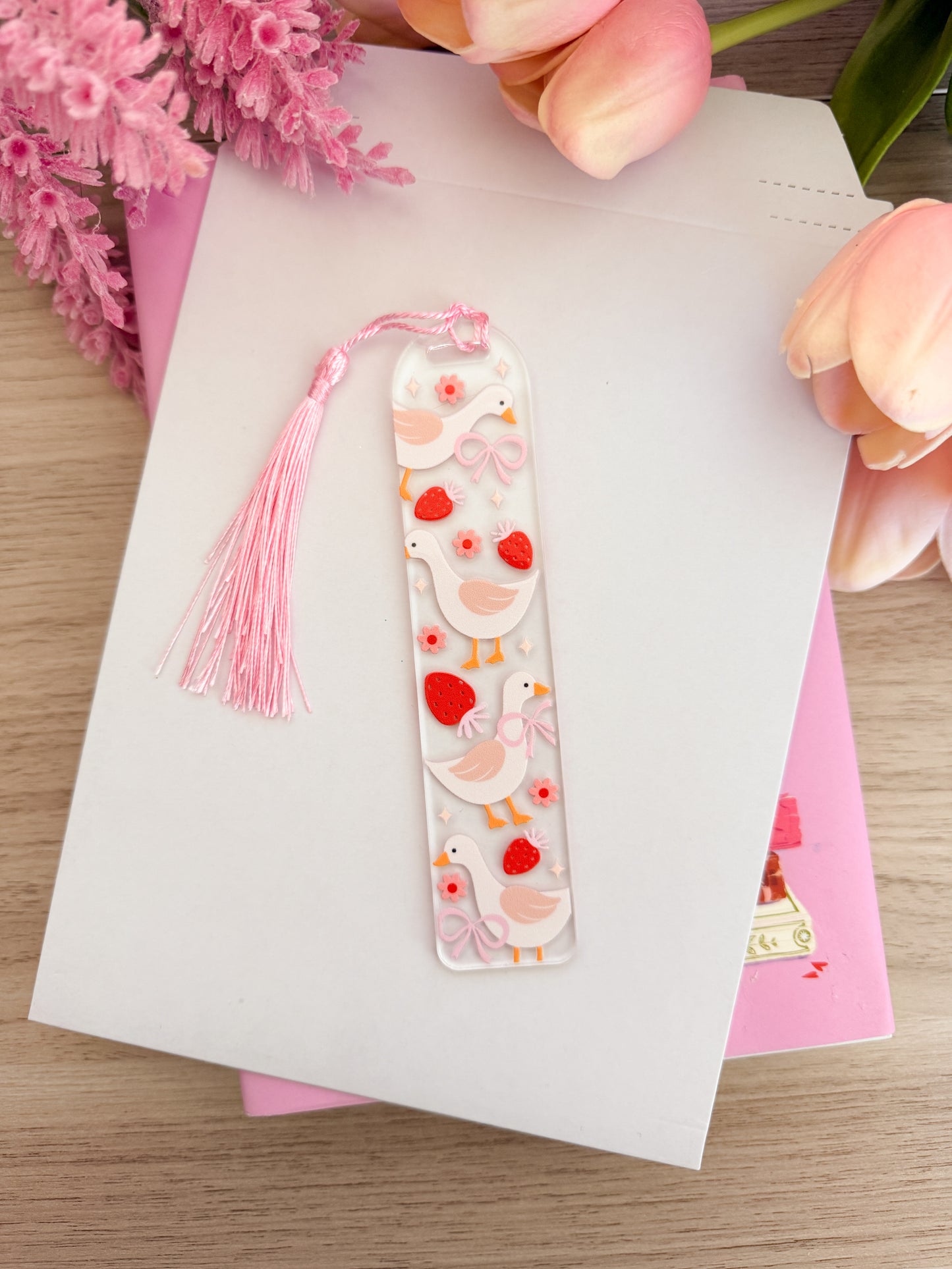 Chicken & Goose Acrylic Bookmarks