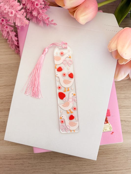 Chicken & Goose Acrylic Bookmarks