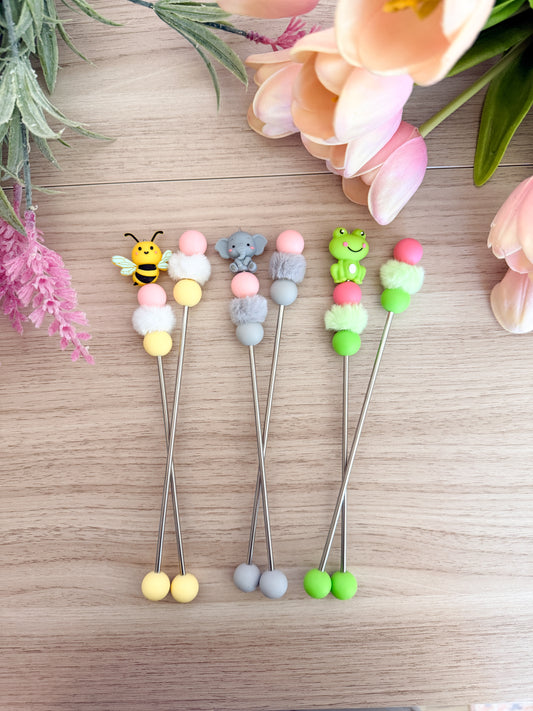 Animal Amigurumi Sticks (Set of 2)