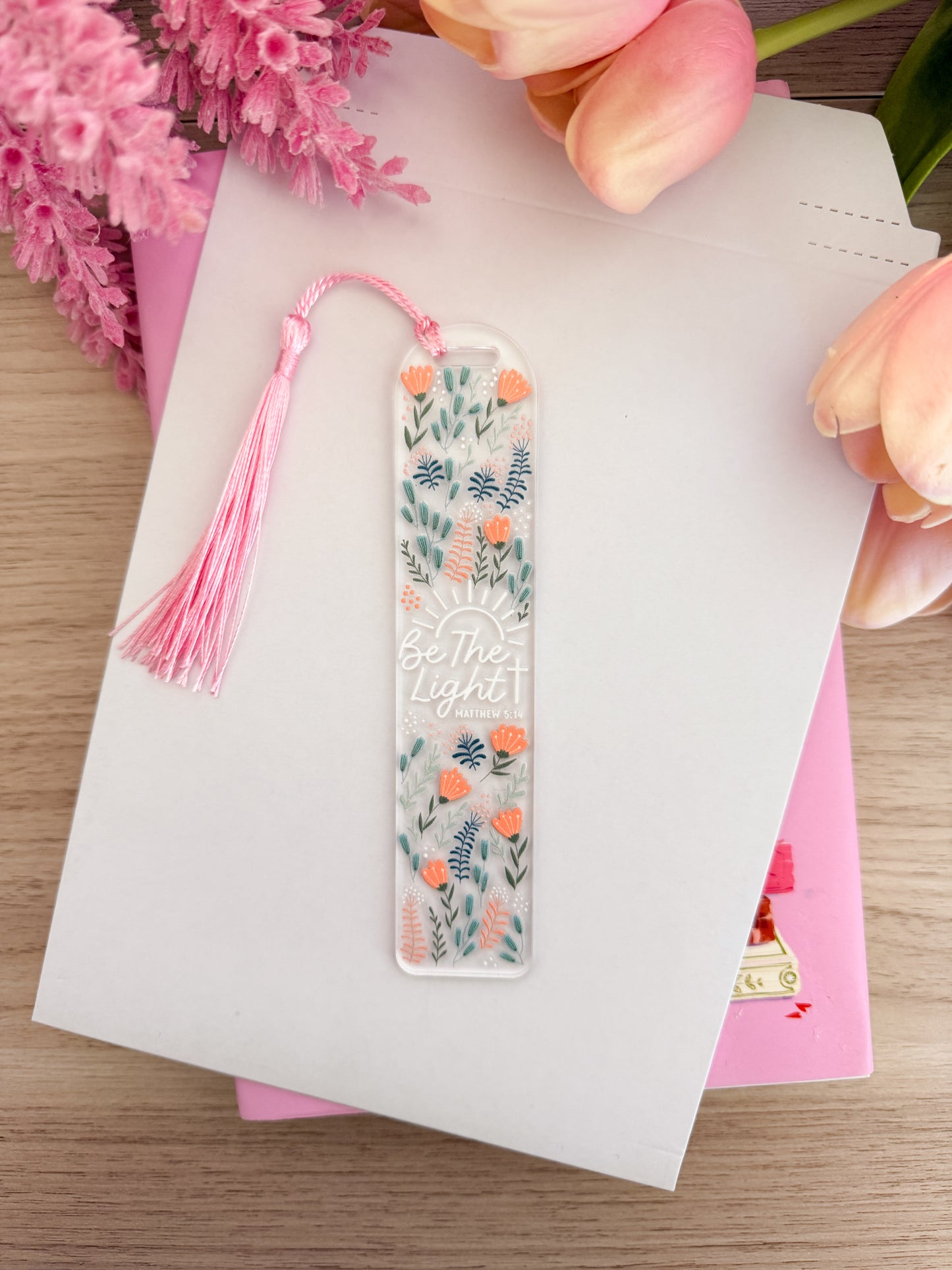 Faith Acrylic Bookmarks
