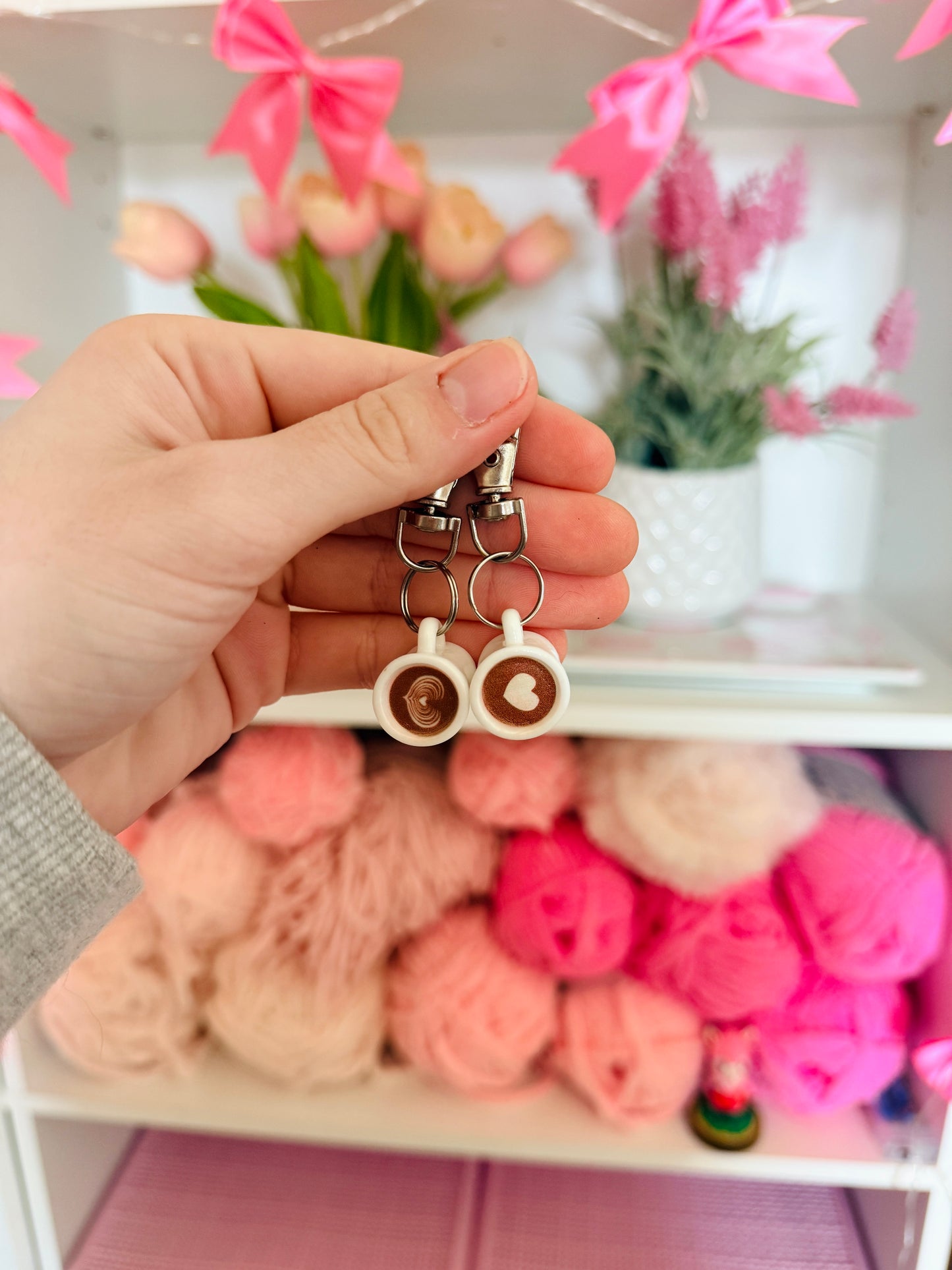 Coffee Stitch Markers (Set of 2)