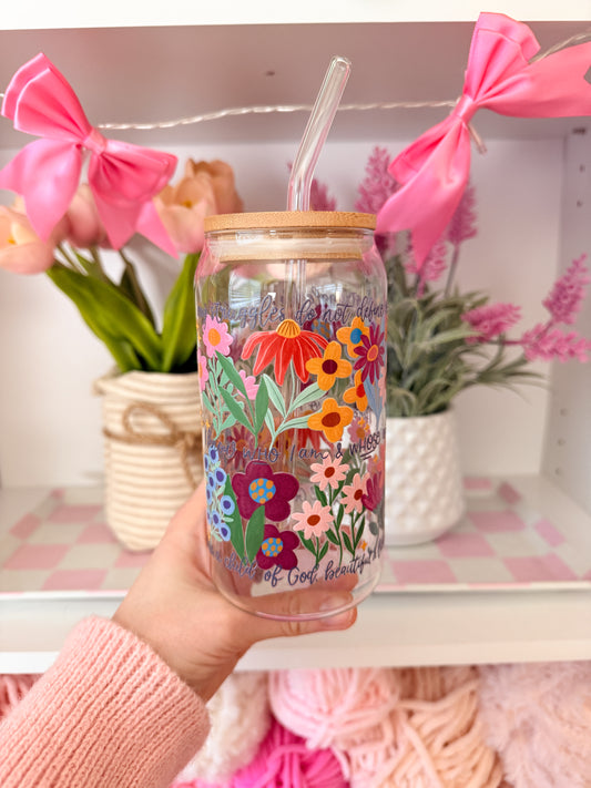Child of God Glass Tumbler