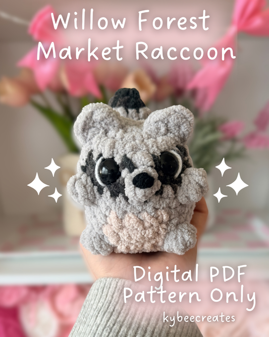 Willow Forest Market Raccoon Crochet Pattern